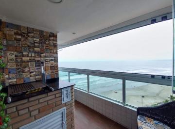 Apartamento · 67m² · 2 Quartos · 1 Vaga · Apartamento FRENTE MAR com 2 dormitórios à venda, 67 m² por R$ 550.000 - Solemar - Praia Grande/SP