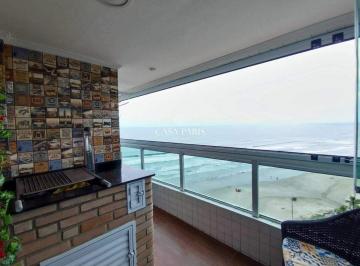 Apartamento · 67m² · 2 Quartos · 1 Vaga · Apartamento FRENTE MAR com 2 dormitórios à venda, 67 m² por R$ 550.000 - Solemar - Praia Grande/SP