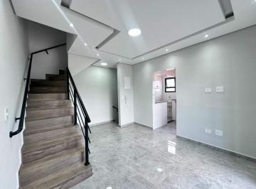 Casa · 90m² · 3 Quartos · 1 Vaga · Sobrado à venda, 90 m² por R$ 490.000,00 - Tude Bastos - Praia Grande/SP