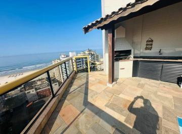 Apartamento · 183m² · 4 Quartos · 2 Vagas · Cobertura na Praia Grande (Aviação) | 4 dorms (3 suítes) com vista mar e lazer completo