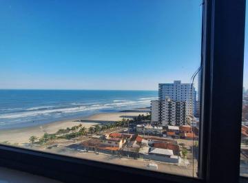 Apartamento · 42m² · 1 Quarto · 1 Vaga · Apartamento VISTA MAR com 1 dormitório à venda, 42 m² por R$ 320.000 - Maracanã - Praia Grande/SP