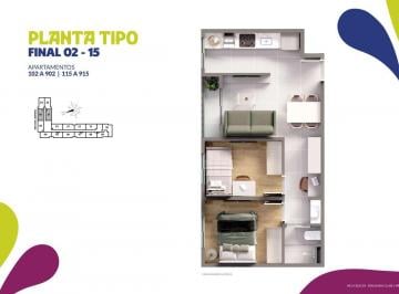 Apartamento en Venda de 2 quartos Engenho de Dentro · Apartamento de 57 m2 com 2 quartos em venda em Engenho de Dentro