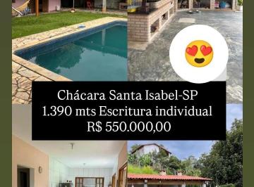 Rural · 2800m² · 3 Quartos · 5 Vagas · CONDOMINIO SANTA ISABEL 3 DORMS C/ SUITE