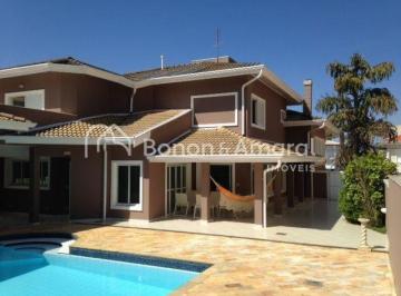 Casa · 599m² · 4 Quartos · 6 Vagas · Casa de Alto Padrão no Alphaville Campinas , 4 Suítes, Piscina e Lazer Completo