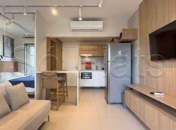 Apartamento · 44m² · 1 Quarto · 1 Vaga · Studio mobiliado em Pinheiros: conforto, mobilidade e valorização em um só endereço