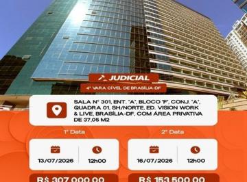 Comercial , Brasília · LEILÃO JUDICIAL DE SALA NO SETOR HOTELEIRO COM 50% DE DESCONTO!