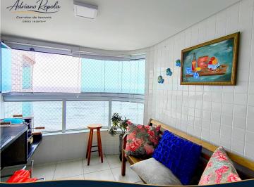 Apartamento de 2 quartos, Mongaguá · Apartamento Varanda gourmet frente mar