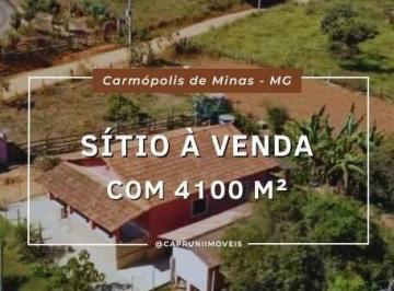 Rural · 4100m² · Sítio à venda no Bom Jardim das Pedras, Carmópolis de Minas - MG.