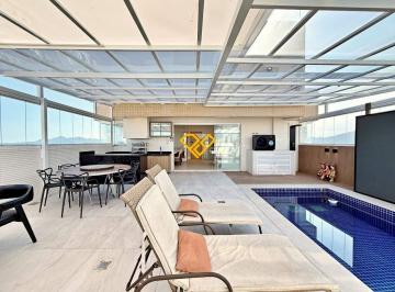 Piscina · Cobertura 3 Quartos para Locação em Santos - Sp