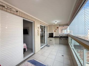 Apartamento · 72m² · 1 Quarto · 1 Vaga · Apartamento à venda no Tupi, Praia Grande – 1 suíte, varanda gourmet e vista mar