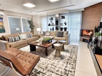 Apartamento · 204m² · 3 Quartos · 3 Vagas · Apartamento 3 suítes (frente) com vista mar no Itacorubi – 3 vagas, varanda gourmet e mais