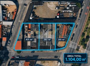 Terreno · 1104m² · Terreno Comercial para Alugar com Esquina com 3 Frentes em Avenida no Parque Capuava, Santo André/SP