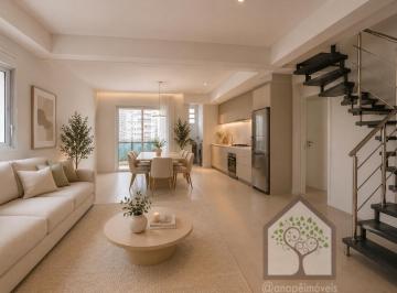 Apartamento · 95m² · 2 Quartos · 2 Vagas · Res. Maria Fernanda - Cobertura Duplex Nova no Itacorubi – 2 Quartos (1 Suíte), Home Office e 2 Vaga