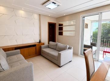 Apartamento · 104m² · 3 Quartos · 2 Vagas · Apartamento Mobiliado para Locação no Terraços da Serra – Jardim Trevo | Jund...