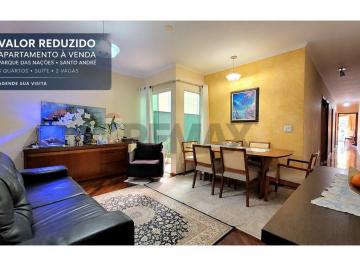 Apartamento · 84m² · 3 Quartos · 2 Vagas · Apartamento à Venda no Parque das Nações, Santo André | 83,63m², 3 Quartos, Suíte e 2 Vagas — Valor