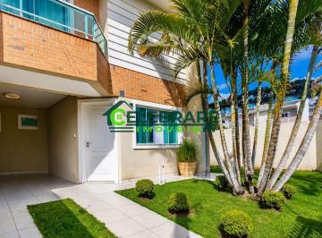 Casa · 132m² · 3 Quartos · 2 Vagas · SOBRADO DE ESQUINA EM PINHAIS!! 03 QTOS,SUÍTE,SACADA,CHURRS