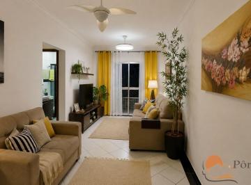 Apartamento · 50m² · 1 Quarto · 1 Vaga · Apartamento 1 Dormitório, 50m², 1 Vaga de Garagem, Sacada e Piscina na Guilhermina - Praia Grande/sp