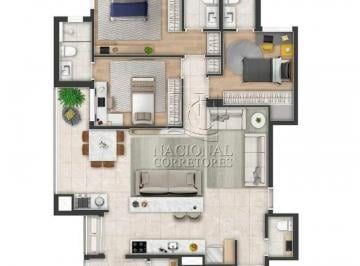 Apartamento · 115m² · 3 Quartos · 2 Vagas · Apartamento à venda, 3 quartos, 3 suítes, 2 vagas, Centro - São Caetano do Sul/SP