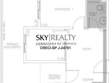 Apartamento · 47m² · 2 Quartos · Apartamento à venda - no Jardim Taquaral