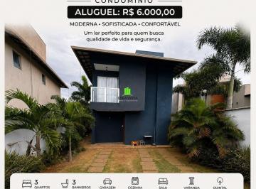 Casa · 140m² · 3 Quartos · 3 Vagas · ALUGUEL - CASA dentro do Condomínio Trilhas do Sol