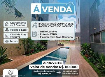 Apartamento de 2 quartos, João Pessoa · Apartamento TÉRREO a vendar valor 110MIL