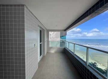 Apartamento · 76m² · 2 Quartos · 1 Vaga · Apartamento à venda na Praia Grande (Caiçara) com vista-mar, varanda gourmet e lazer completo