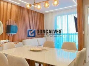 Apartamento · 57m² · 2 Quartos · 1 Vaga · Apartamento residencial no Jardim do Mar (São Bernardo do Campo) – 2 dorm, 1 suíte, fundo