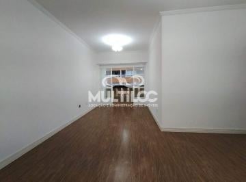 Apartamento · 86m² · 2 Quartos · 1 Vaga · Apartamento para Locação no Itararé (São Vicente) — 2 Dorms, 1 Suíte, Varanda e 1 Vaga