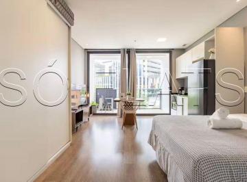 Apartamento · 35m² · 1 Quarto · 1 Vaga · FL Residence Faria Lima | studio 35m² com varanda, mobiliado, próximo ao Iguatemi