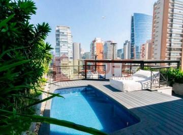Apartamento · 294m² · 3 Quartos · 3 Vagas · Apartamento amplo com 4 dormitórios, piscina e localização privilegiada no Itaim - Locação e Venda