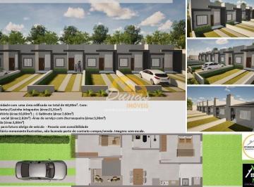 Casa · 60m² · 2 Quartos · 1 Vaga · Casa Geminada à venda no Balneário Tiarajú - Tramandaí/RS