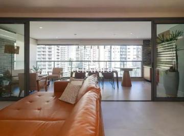 Apartamento · 141m² · 3 Quartos · 2 Vagas · Edifício Brooklin Evoluption Home - Apartamento à venda com 141 m², 3 suítes, varanda gourmet e 2 va