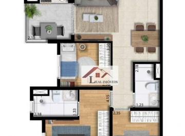 Apartamento · 69m² · 3 Quartos · 1 Vaga · Apartamento para venda em Casa Branca de 69.00m² com 3 Quartos, 1 Suite e 1 Garagem