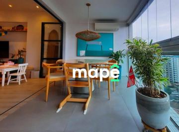 df74055bddfb98fef71fb8e902e8e07e46b59549 · Lindo Apê - morderno, todo mobiliado com 2 suites à venda, 135 m² - Ponta da Praia - Santos/SP