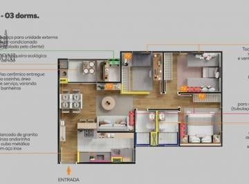 Apartamento · 64m² · 3 Quartos · Apartamento para venda em Bonfim de 64.49m² com 3 Quartos e 1 Suite
