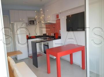 Apartamento · 32m² · 1 Quarto · 1 Vaga · Flat para alugar em Chácara Santo Antônio (zona Sul) de 32.00m² com 1 Quarto, 1 Suite e 1 Garagem
