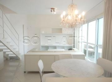 Apartamento · 74m² · 1 Quarto · 1 Vaga · Flat para alugar em Vila Nova Conceição de 74.00m² com 1 Quarto, 1 Suite e 1 Garagem