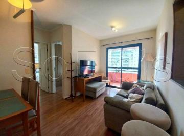Apartamento · 54m² · 2 Quartos · 1 Vaga · Flat para alugar em Brooklin Novo de 54.00m² com 2 Quartos, 1 Suite e 1 Garagem