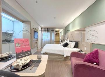 Apartamento · 27m² · 1 Quarto · 1 Vaga · Flat para alugar em Chácara Santo Antônio (zona Sul) de 27.00m² com 1 Quarto, 1 Suite e 1 Garagem