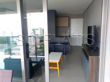 Apartamento · 30m² · 1 Quarto · 1 Vaga · Flat para alugar em Brooklin Paulista de 30.00m² com 1 Quarto, 1 Suite e 1 Garagem