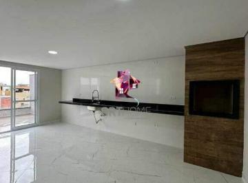Apartamento · 124m² · 2 Quartos · 1 Vaga · Conheça os melhores Cobertura para à venda no Vila Linda com a ArtHome. Imóveis modernos, bem locali