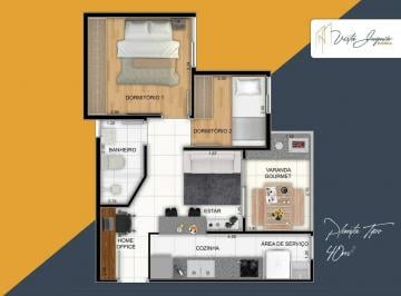 Apartamento · 40m² · 2 Quartos · 1 Vaga · Apartamento com 2 dormitórios à venda, 40 m² por R$ 350.000,00 - Jardim Cristian