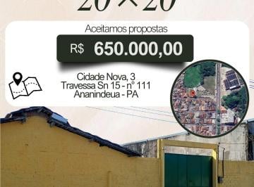 Terreno , Ananindeua · Oportunidade na Cidade Nova 3! Terreno Amplo 20x20m – Excelente Localização