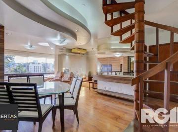 Apartamento · 272m² · 3 Quartos · 3 Vagas · Cobertura Semimobiliada,3 dorm e 3 vagas e elevador no Jardim Lindóia