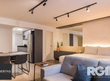 Apartamento · 42m² · 1 Quarto · Studio com localização no Centro Histórico de Porto Alegre, uma das ruas mais ch