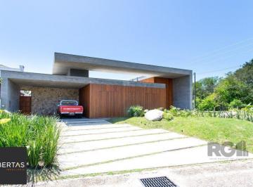 Casa · 389m² · 4 Quartos · 4 Vagas · A Casa Le Mans, uma residência térrea de esquina com 389,48m2 de área coberta