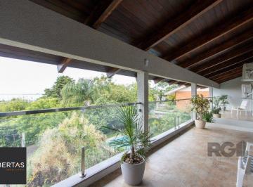 Casa · 456m² · 3 Quartos · 4 Vagas · Sobrado com vista para Rio, 3 quartos, 2 suites, pátio, piscina, vaga para 4 car