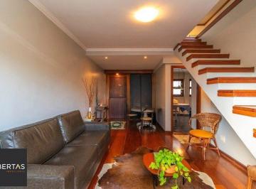 Apartamento · 166m² · 2 Quartos · 1 Vaga · Cobertura ensolarada no coração de Petrópolis — 2 (ou 3) dormitórios + 1 vaga es