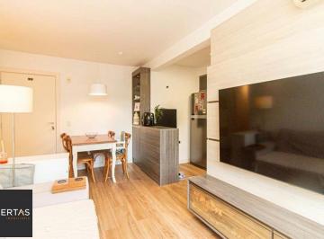 Apartamento · 57m² · 2 Quartos · 1 Vaga · Apartamento à venda com 2 dormitórios, sacada e vaga no Morro Santana.