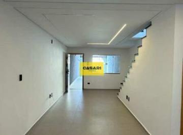 Casa · 103m² · 3 Quartos · 2 Vagas · Sobrado NOVO à Venda – 103 m² | José Colleoni - Vila Alzira - Santo André